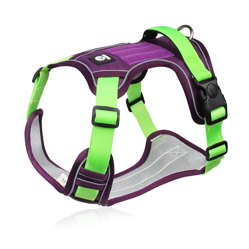 Large Dog Chest Harness with Anti-Explosion Design