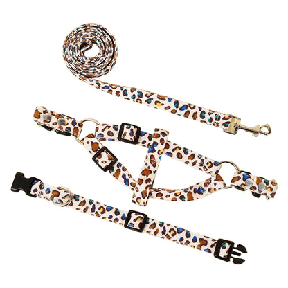 Hundeleinen-Sets mit Leopardenmuster