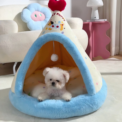 Luxuriöses Tierhaus im Zeltstil