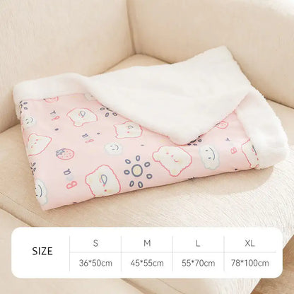 Luxuriöse, dicke Plüsch-Haustierdecke