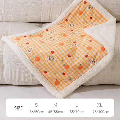 Luxuriöse, dicke Plüsch-Haustierdecke