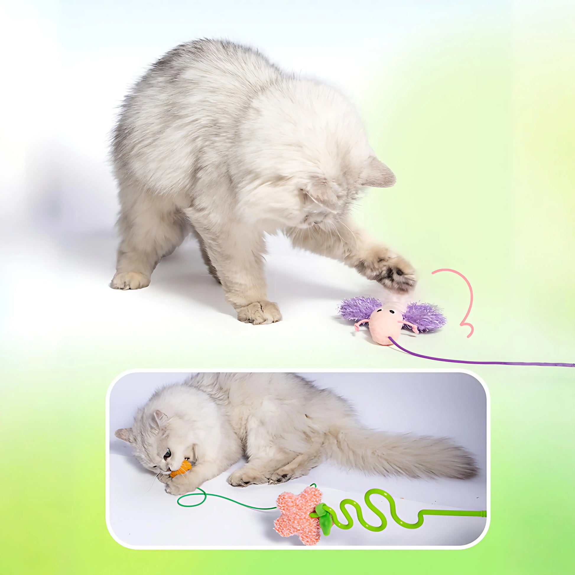 Natural Series Cat Stick Toy