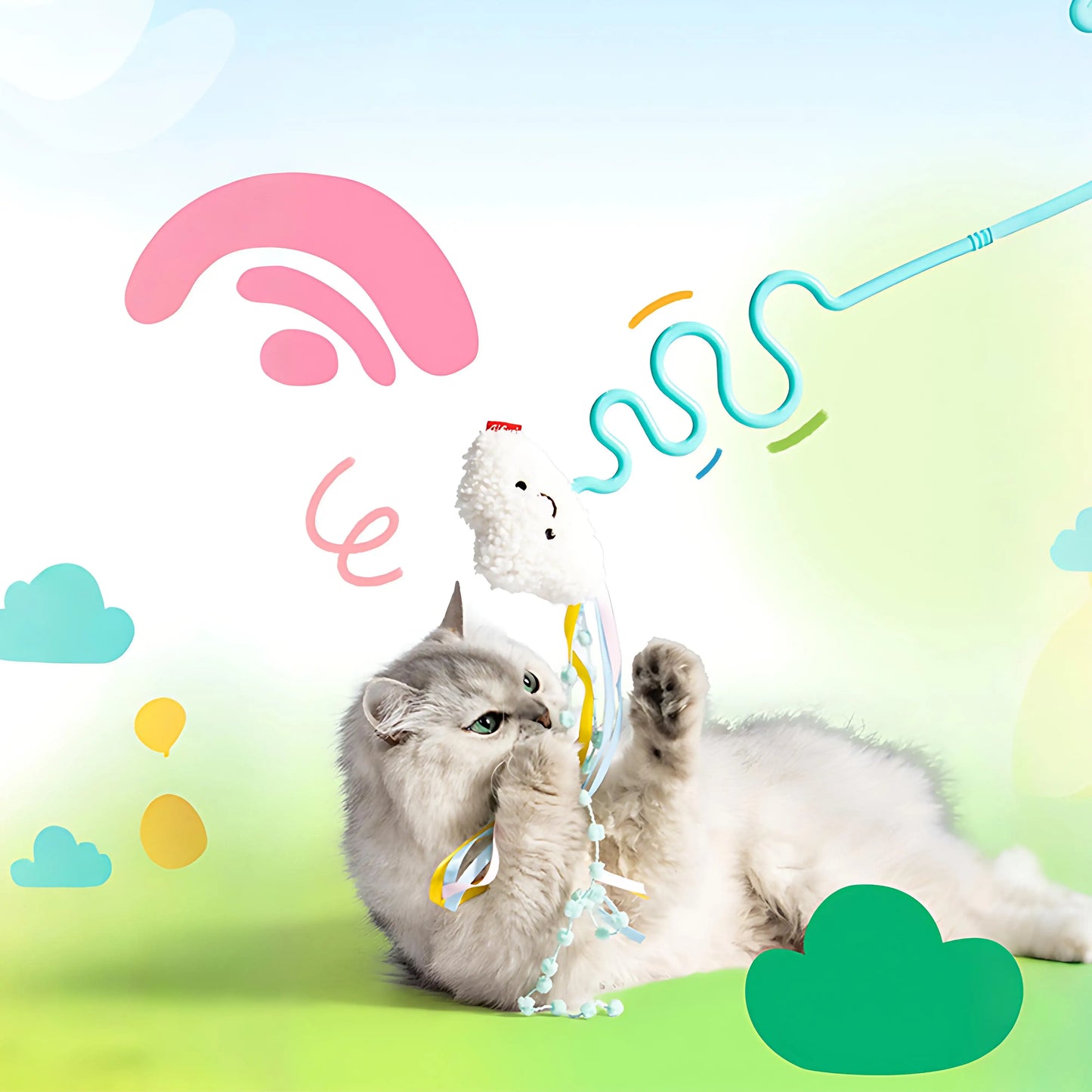 Natural Series Cat Stick Toy