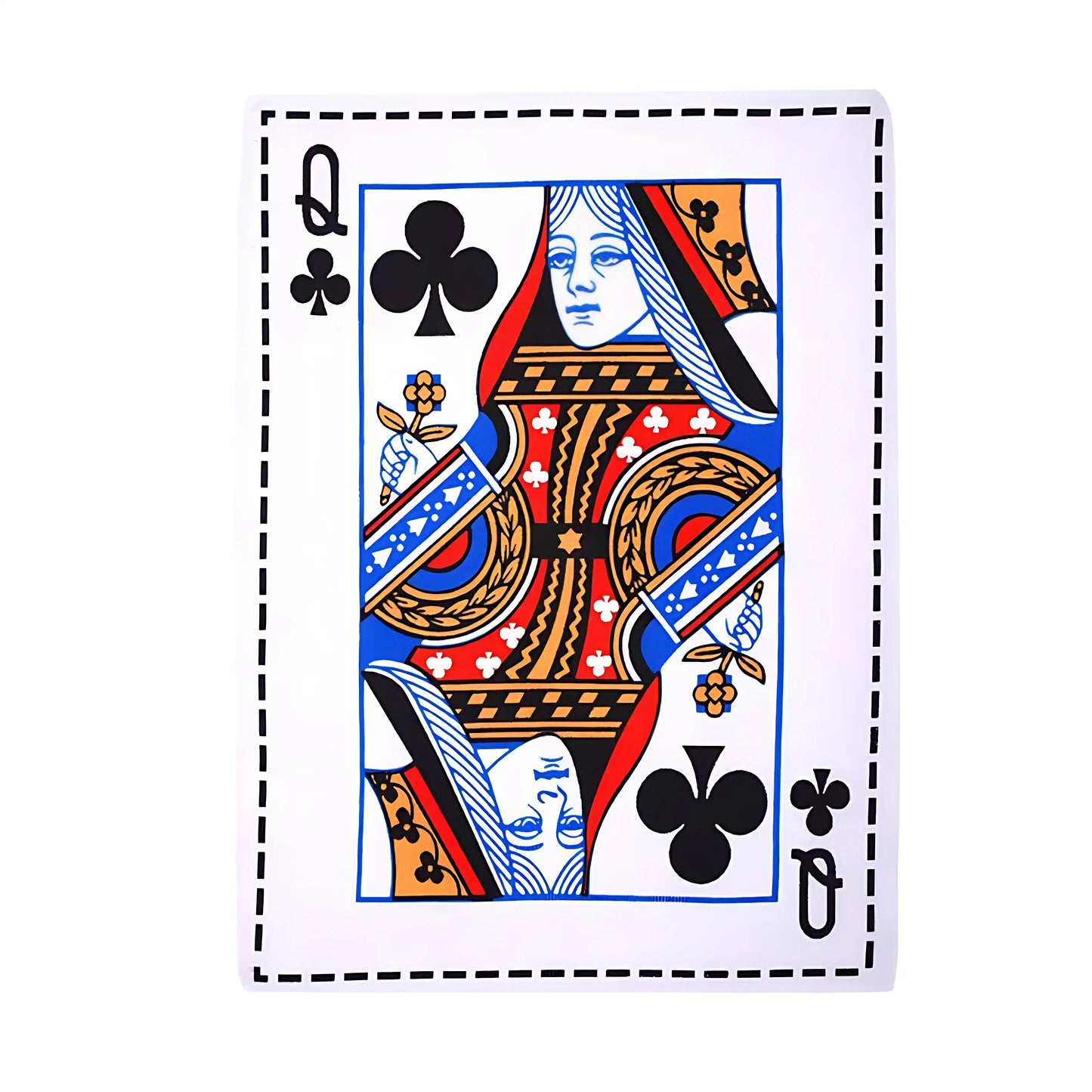 Newspaper Poker Plush Dog Toy with Squeaker