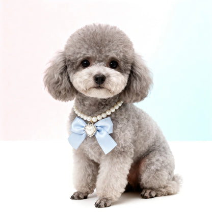 Perlen-Fliegenhalsband für Katzen und Hunde