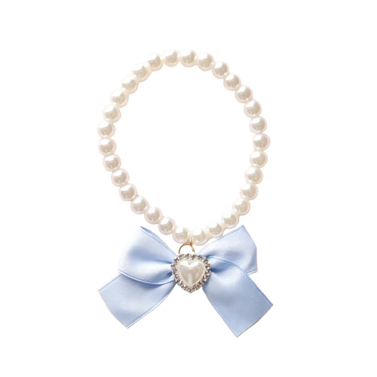 Pearl Bow Tie Collar for Cats and Dogs