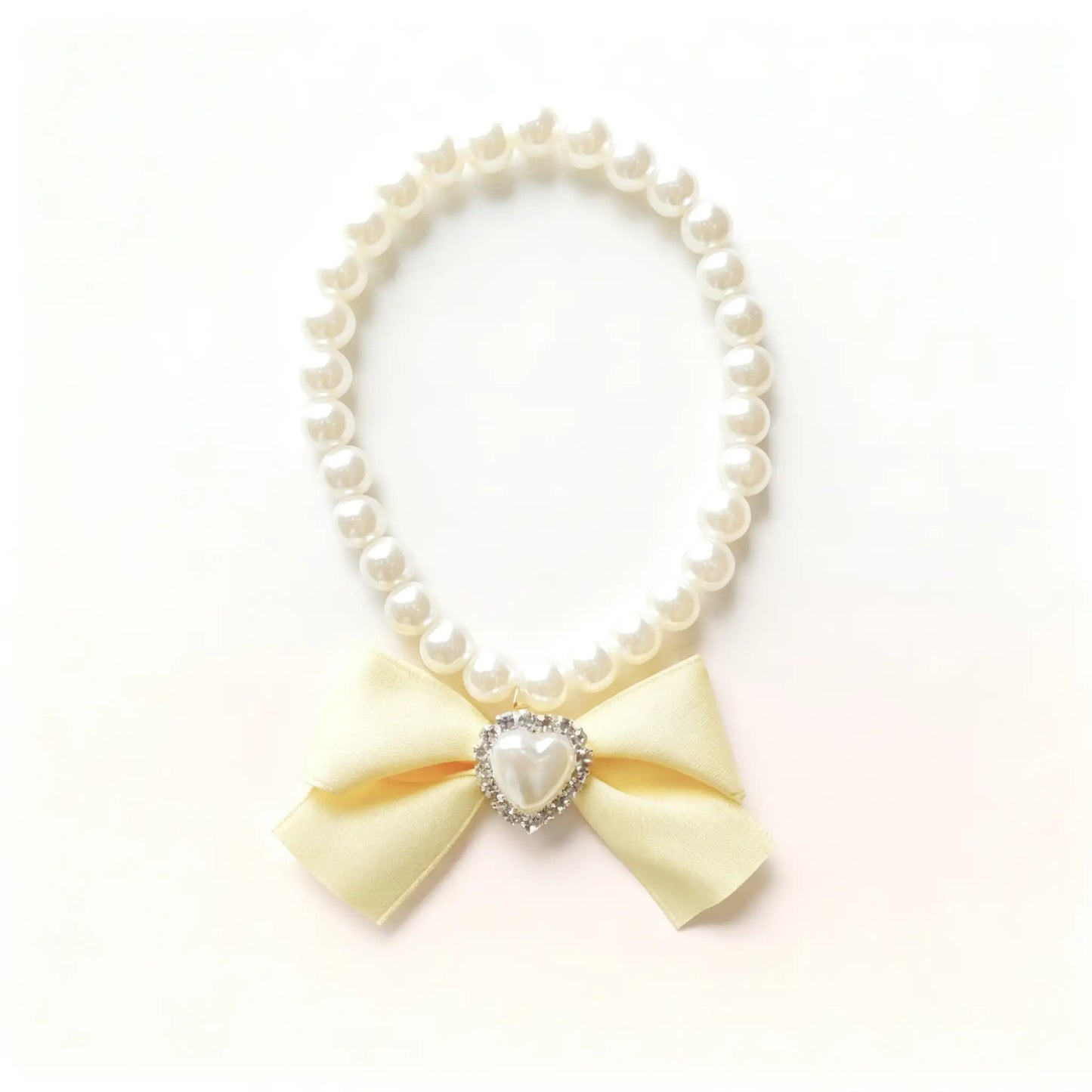 Pearl Bow Tie Collar for Cats and Dogs