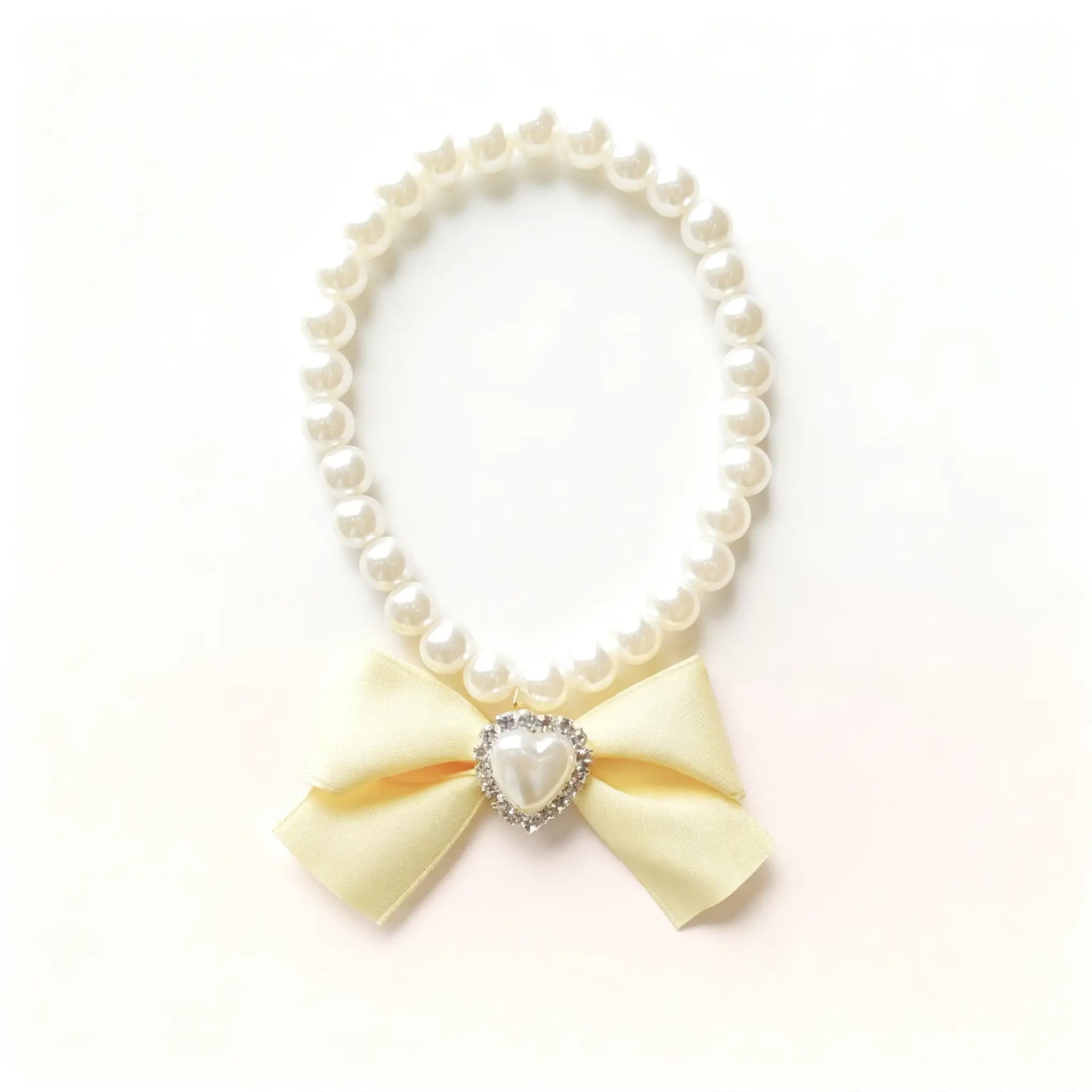Pearl Bow Tie Collar for Cats and Dogs