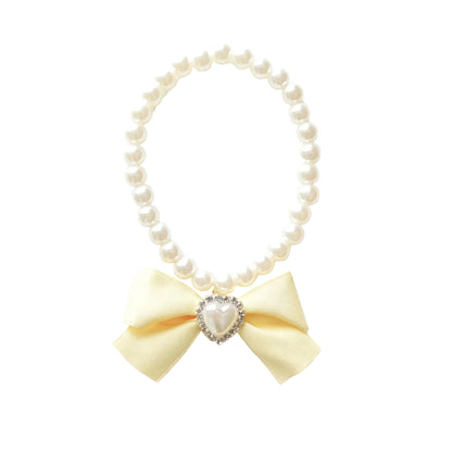 Perlen-Fliegenhalsband für Katzen und Hunde