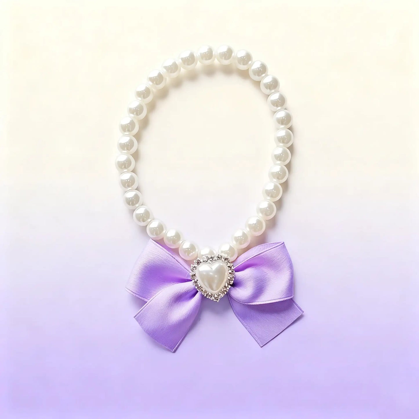Pearl Bow Tie Collar for Cats and Dogs