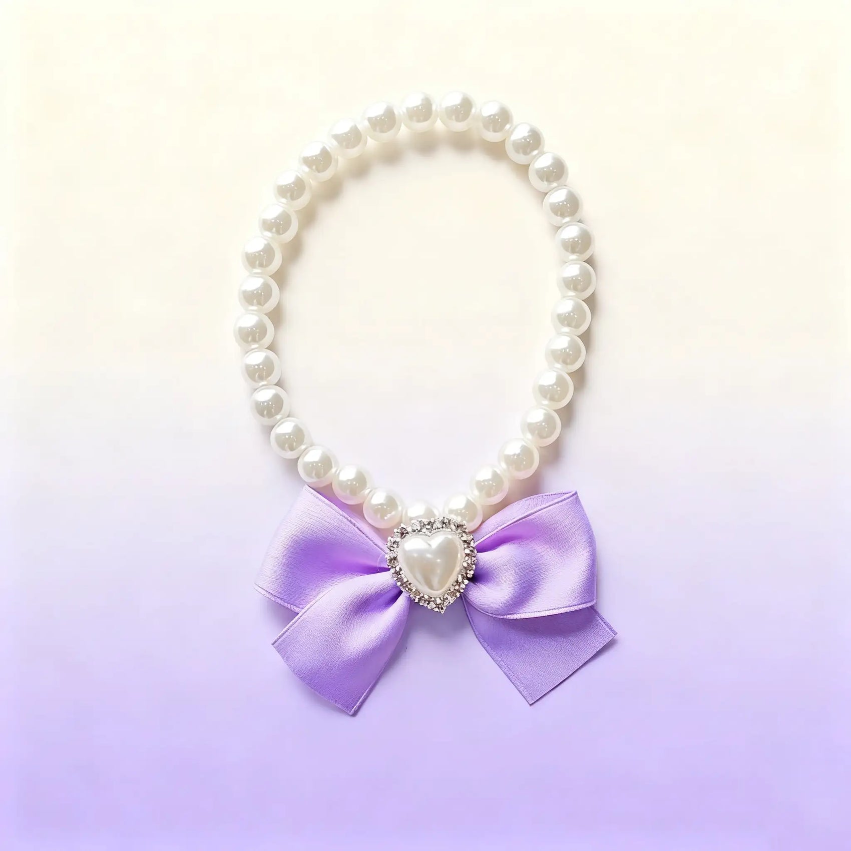 Pearl Bow Tie Collar for Cats and Dogs