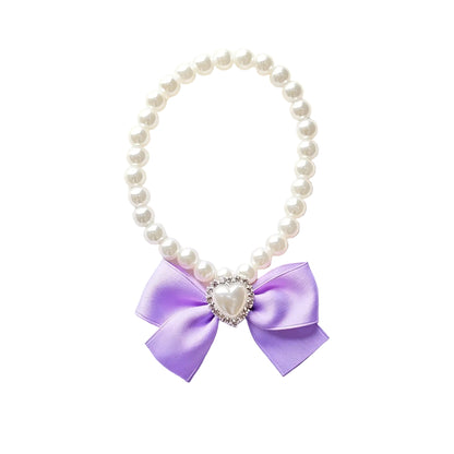 Perlen-Fliegenhalsband für Katzen und Hunde