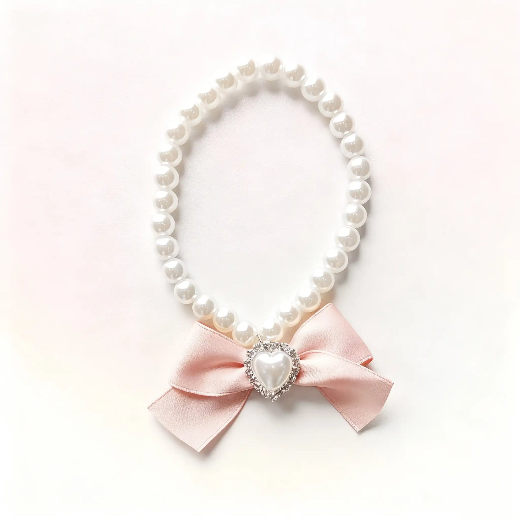 Pearl Bow Tie Collar for Cats and Dogs