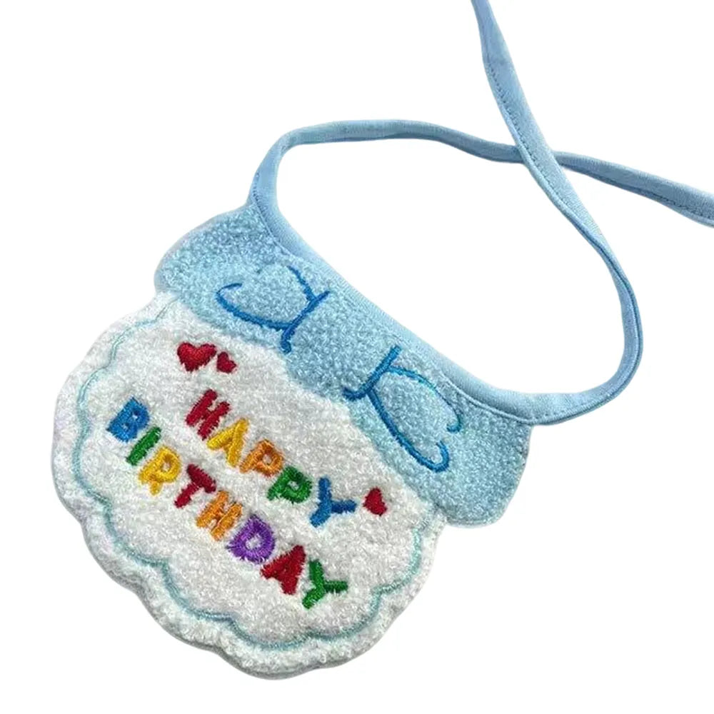 Lätzchen und Schal zum Haustiergeburtstag