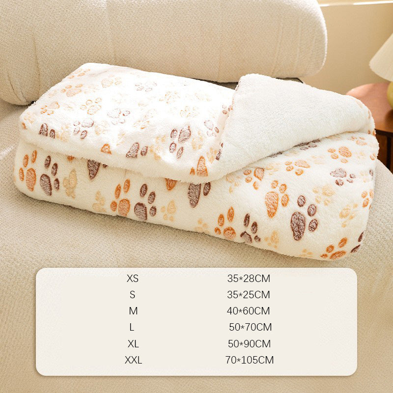 Premium Waterproof Fleece Pet Blanket – Soft Dog & Cat