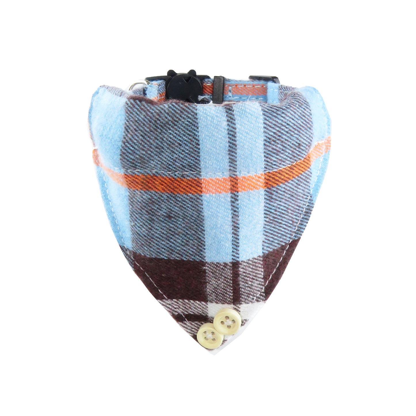Plaid Cat Collar with Bow Tie