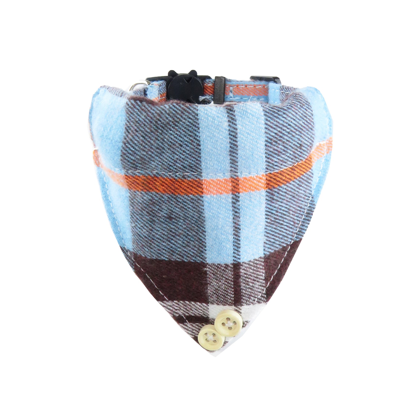 Plaid Cat Collar with Bow Tie