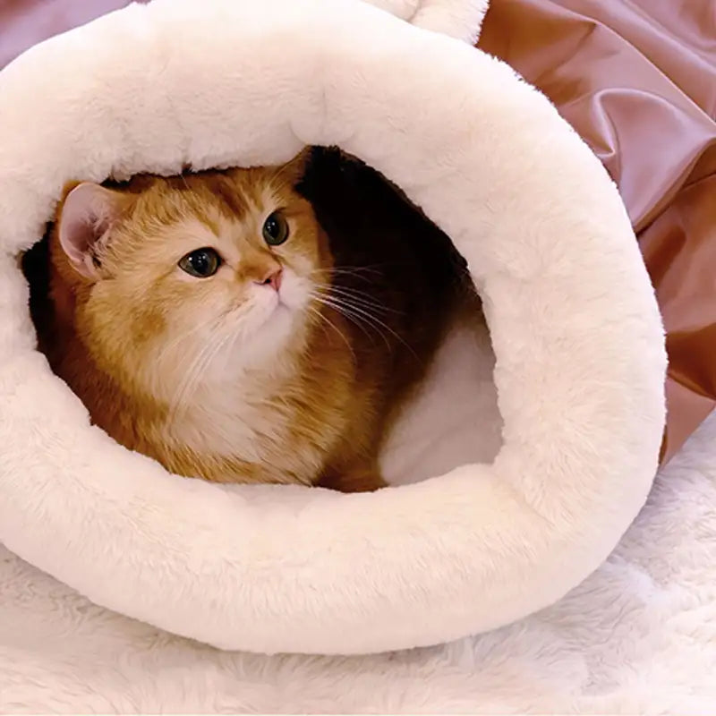 Plush Cat Sleeping Bag