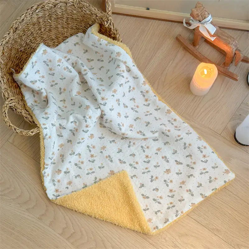 Thickened Plush Pet Blanket – Ultra Warm Washable Cute Dog & Cat Throw