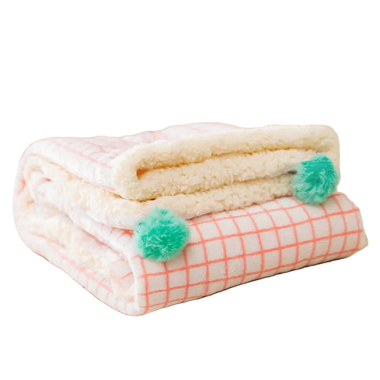 Dicke Plüsch-Haustierdecke