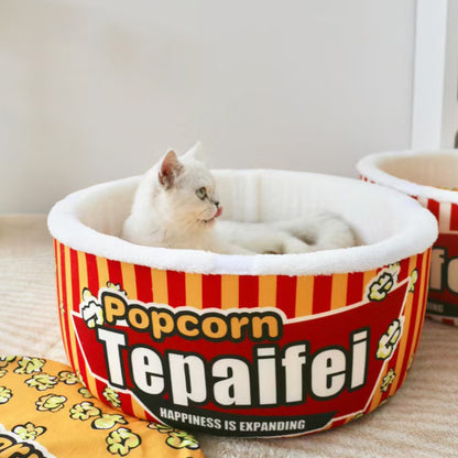 Verdicktes Haustierhaus in Popcornform