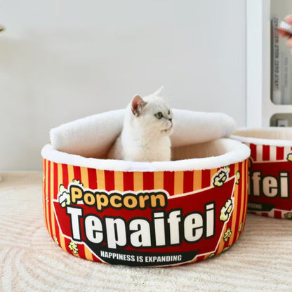 Verdicktes Haustierhaus in Popcornform