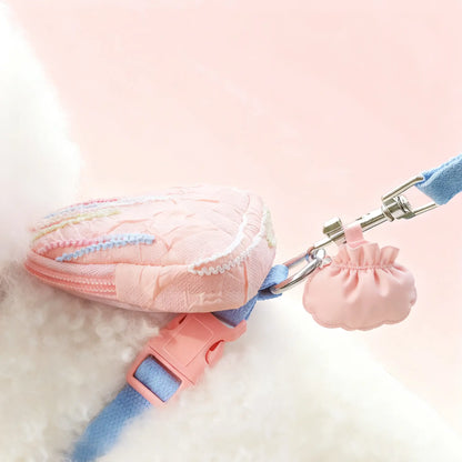 Kleines Hundewesten-Rucksackgeschirr für den Außenbereich