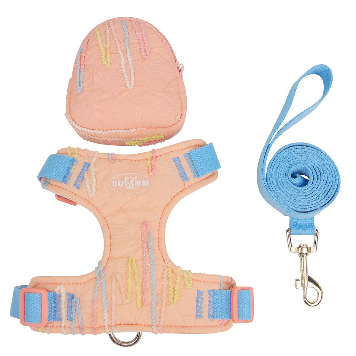 Small Dog Vest Backpack Harness for Outdoor Use