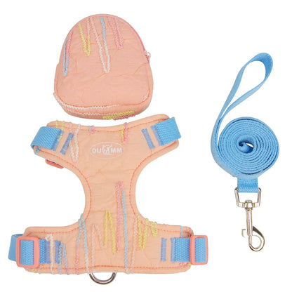 Kleines Hundewesten-Rucksackgeschirr für den Außenbereich