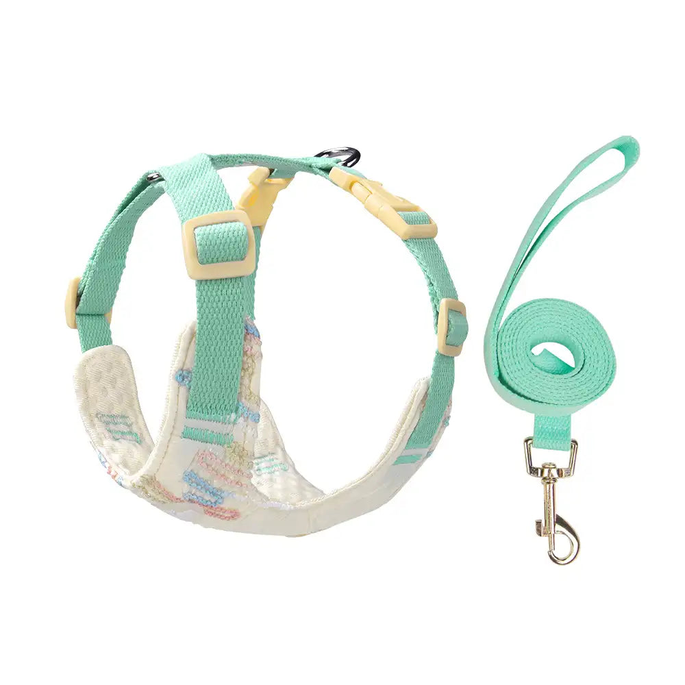 Small Dog Vest Backpack Harness for Outdoor Use
