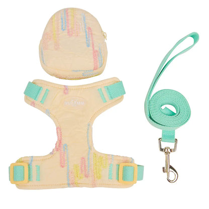 Kleines Hundewesten-Rucksackgeschirr für den Außenbereich