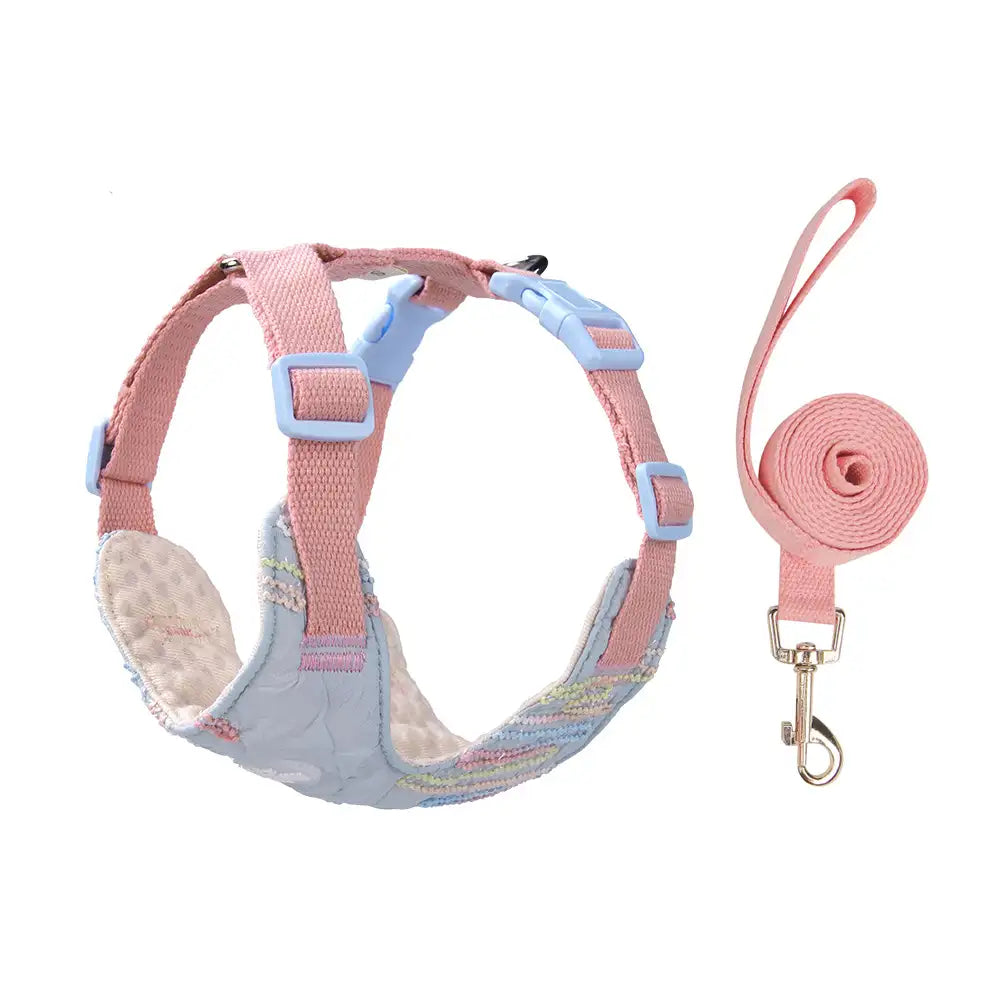 Small Dog Vest Backpack Harness for Outdoor Use