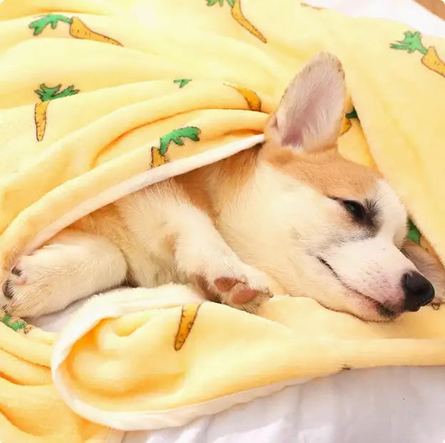 Soft Pet Blanket – Lightweight, Cozy, Washable Throw for Dogs & Cats