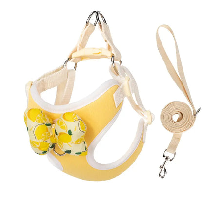 Hübsches Brustgeschirr im Schmetterlingsstil für Hunde