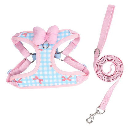 Hübsches Brustgeschirr im Schmetterlingsstil für Hunde