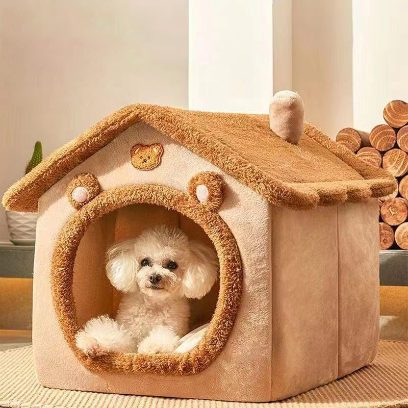 Thickened Warm Washable Pet Kennel