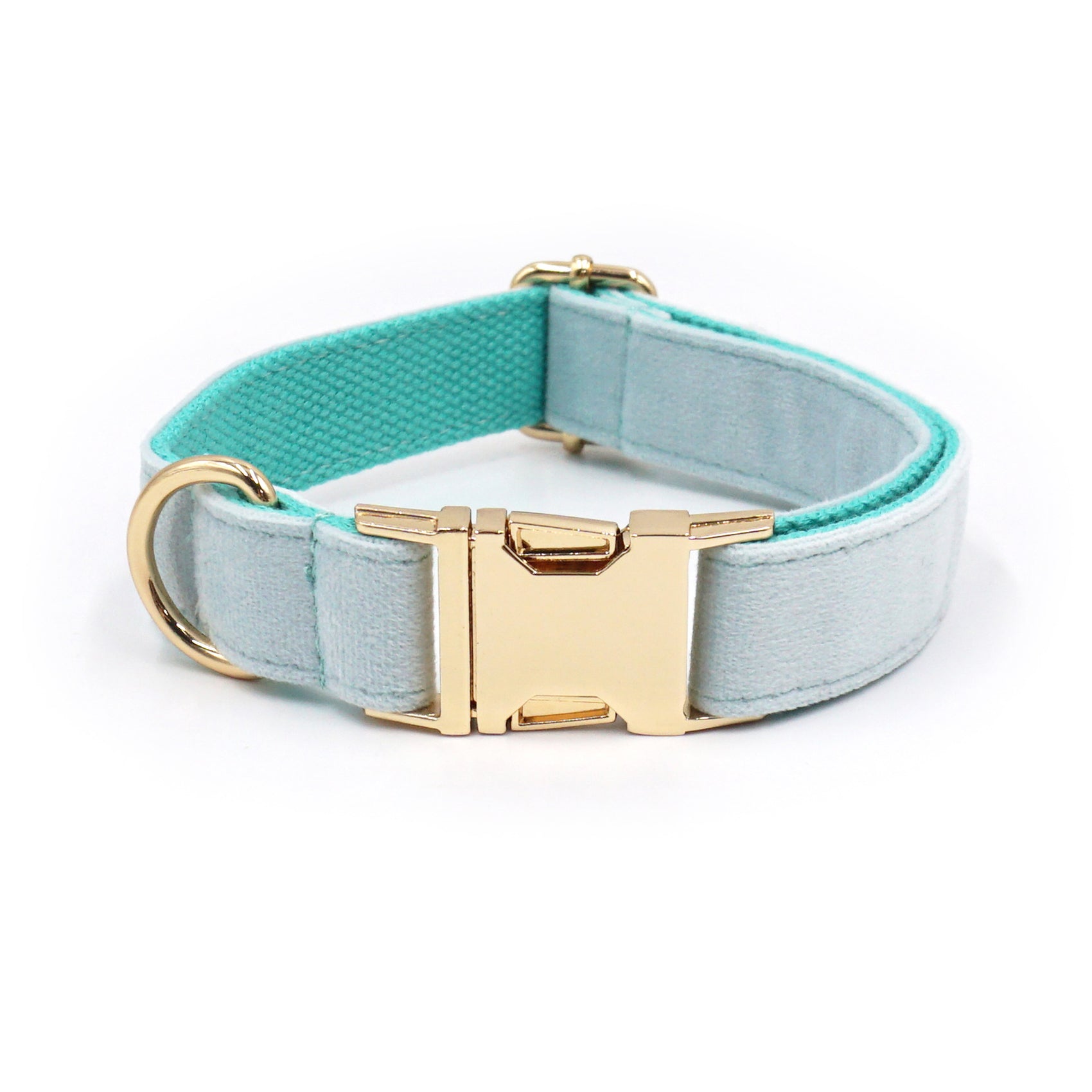 Velvet Dog Collar with Custom Laser Engraving