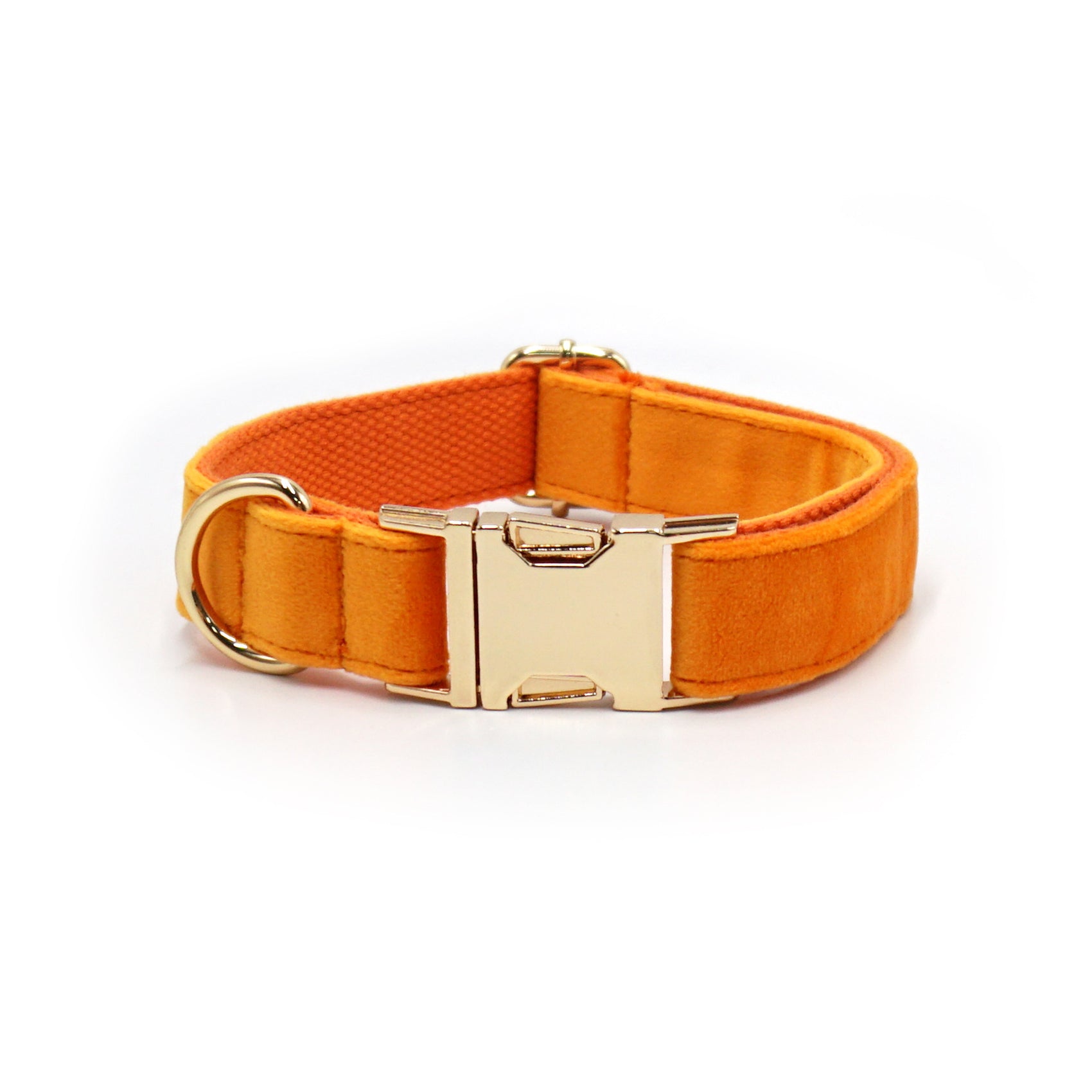 Velvet Dog Collar with Custom Laser Engraving