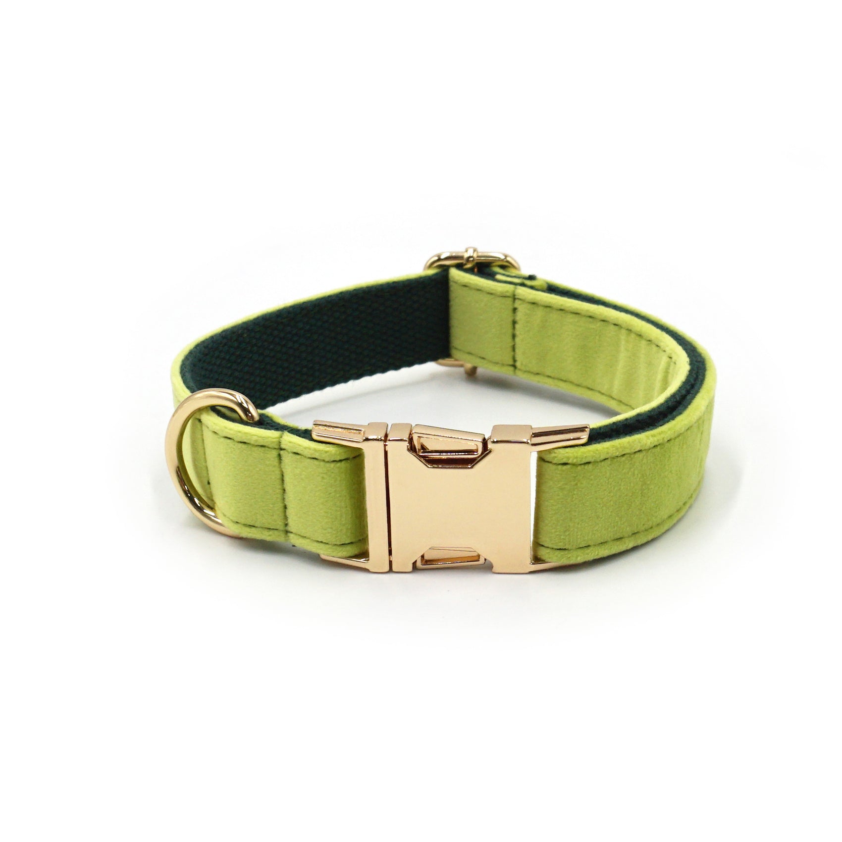Velvet Dog Collar with Custom Laser Engraving
