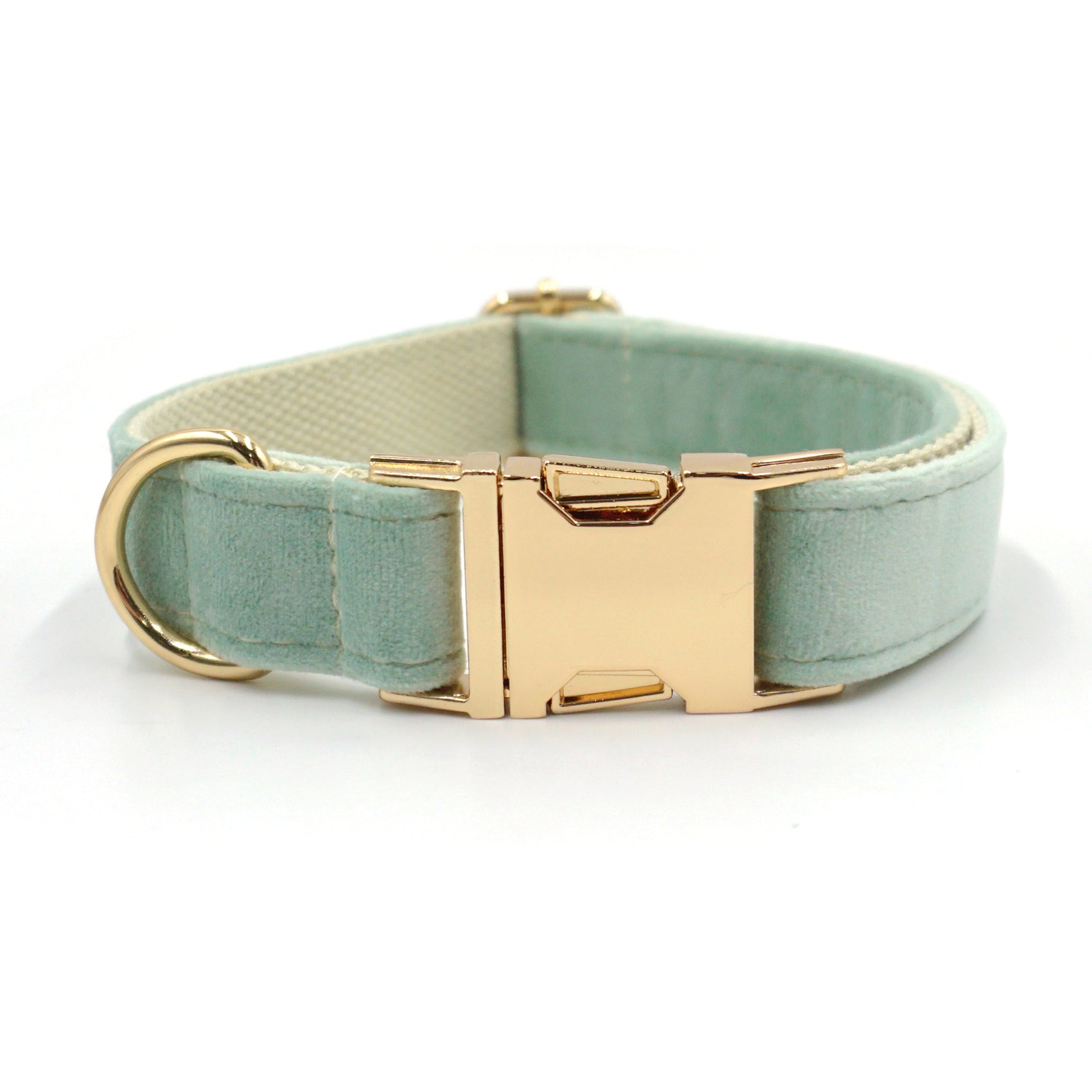 Velvet Dog Collar with Custom Laser Engraving