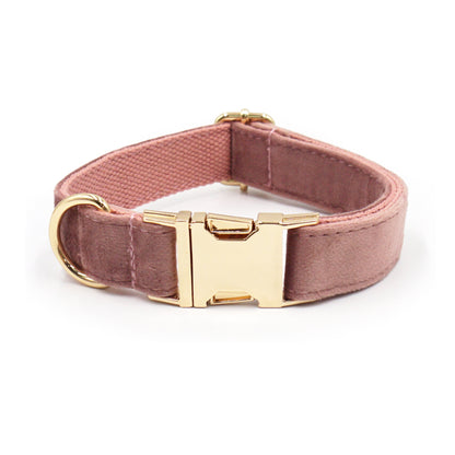 Samt-Hundehalsband mit individueller Lasergravur