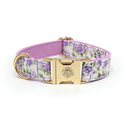 Samt-Hundehalsband mit individueller Lasergravur