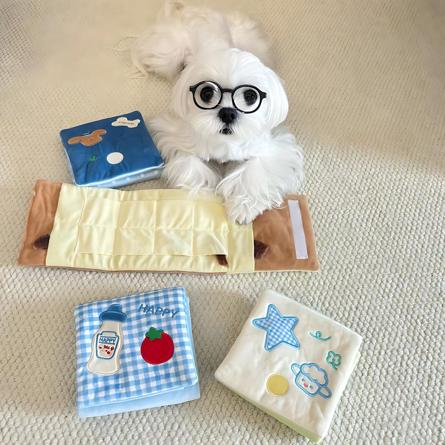 interaktives Hundespielzeug mit verstecktem Portemonnaie: Futterversteck