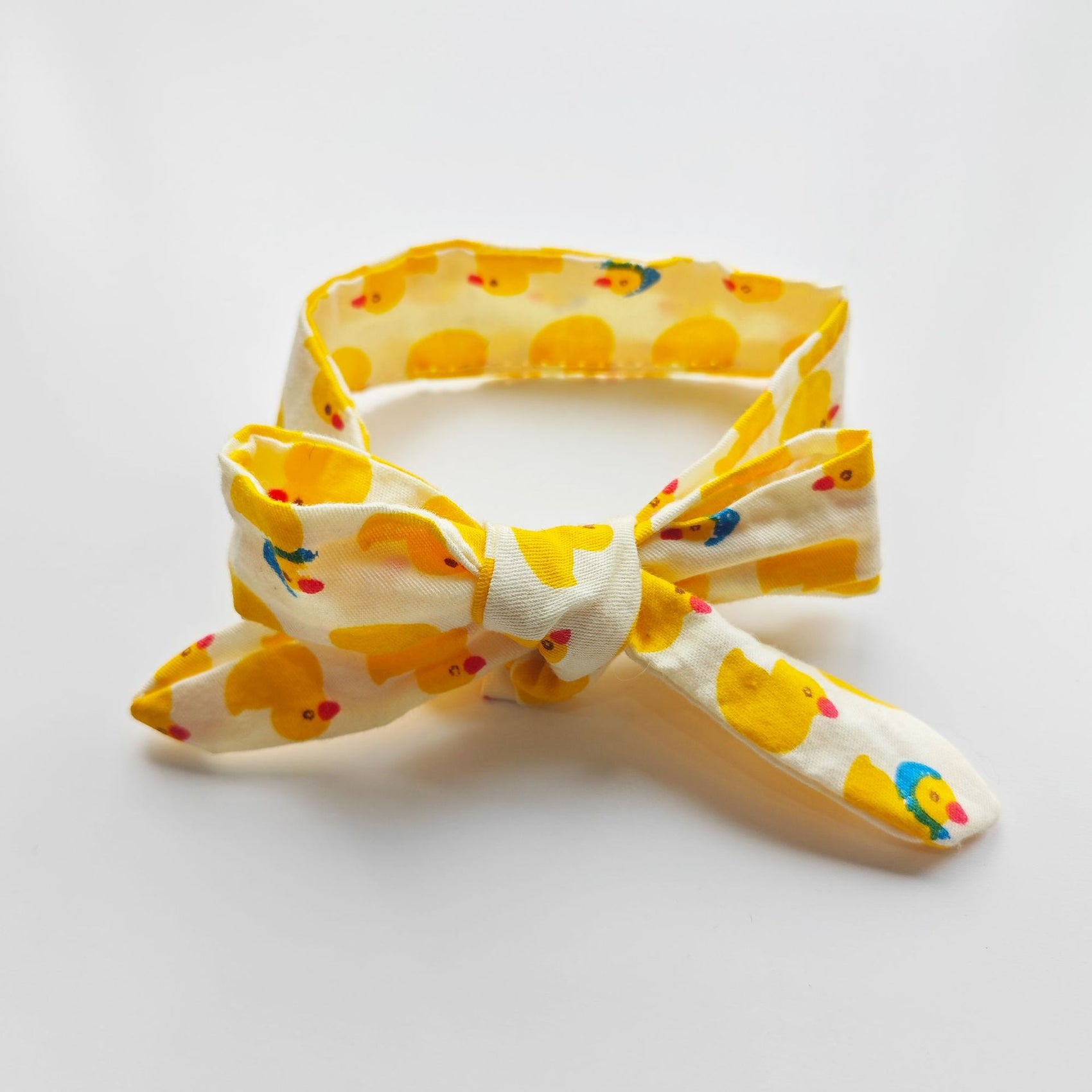 Yellow Duck Dog Scarf Bandana Bow Tie